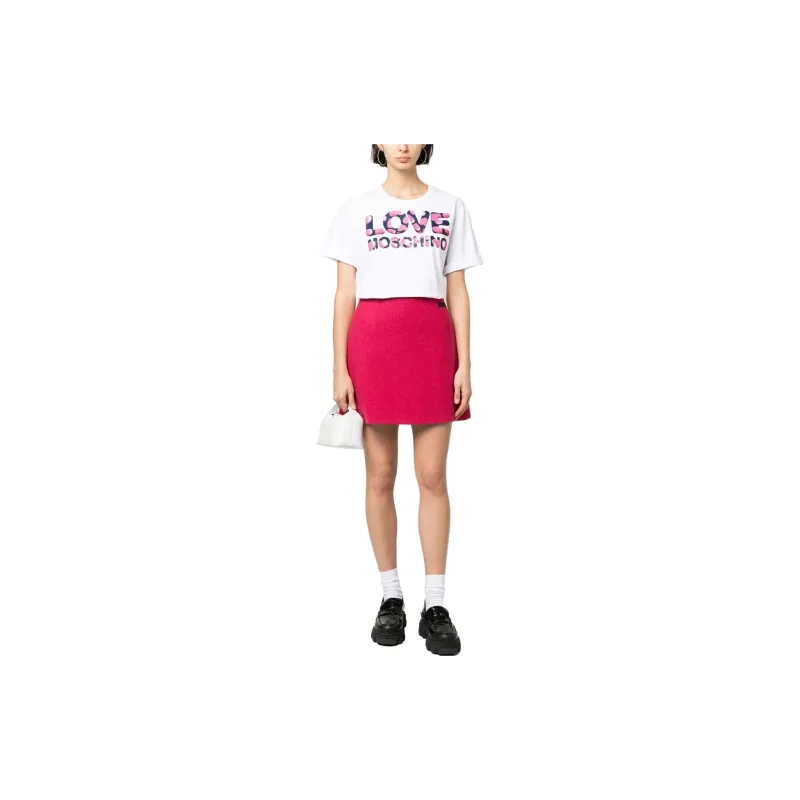 LOVE MOSCHINO T Shirts Women's White-1