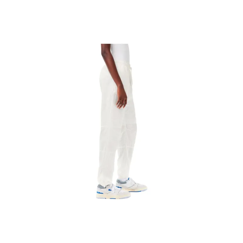 LACOSTE Knitted Sports Pants Women's White-3