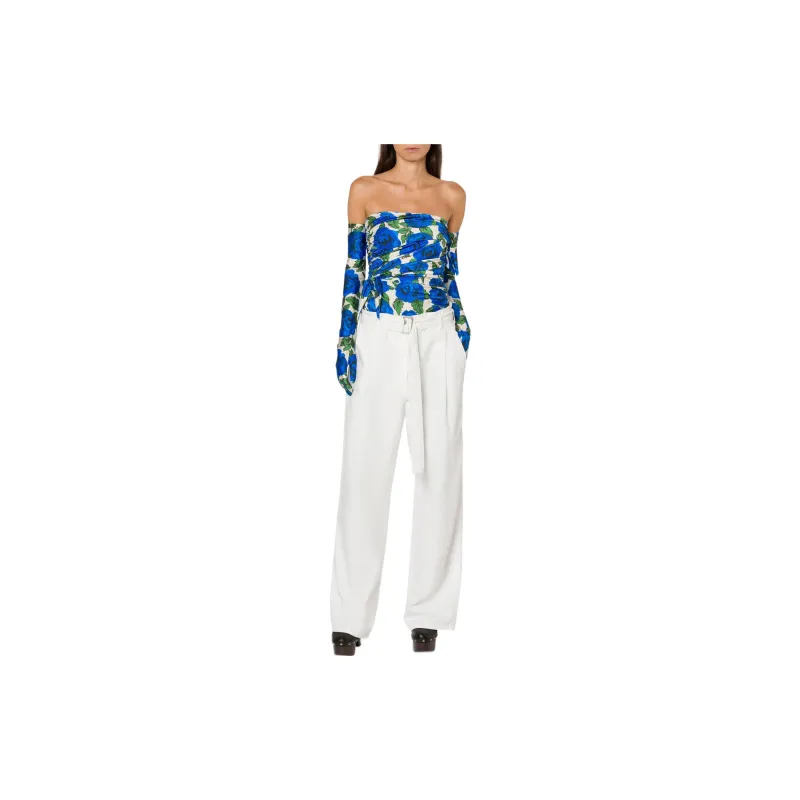 PHILOSOPHY DI LORENZO SERAFINI Floral print Strapless Top-1