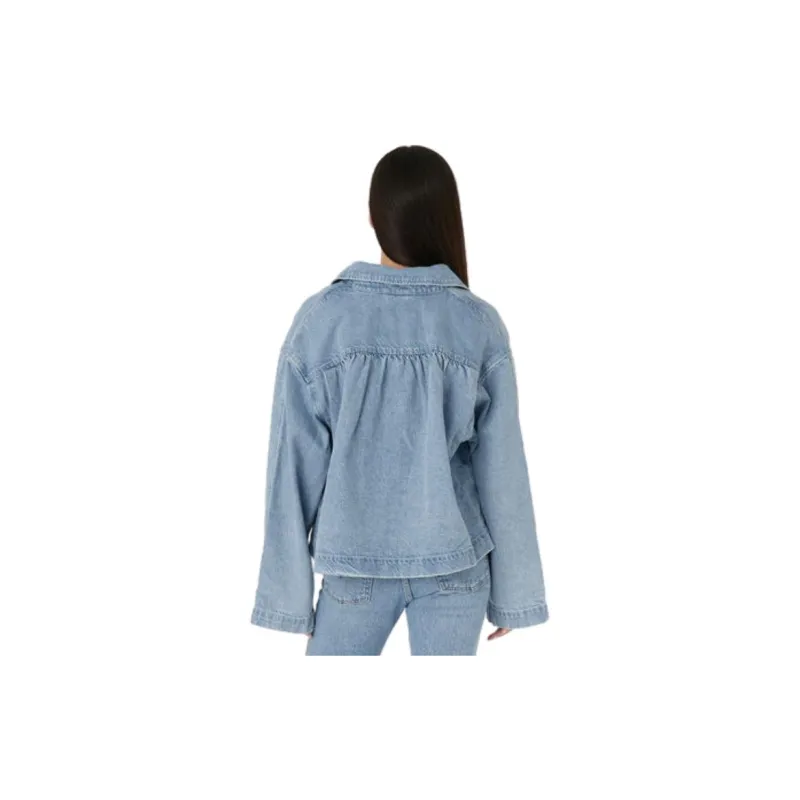 Levis Denim Jackets Women's Light Indigo-4