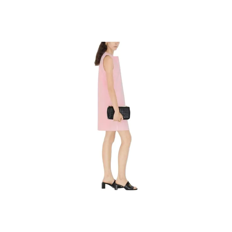 Burberry Sleeveless Dress Women's Pink-3