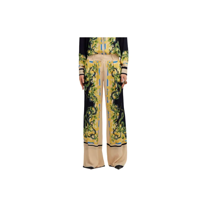 Roberto Cavalli Floral print Straight leg Trousers-2