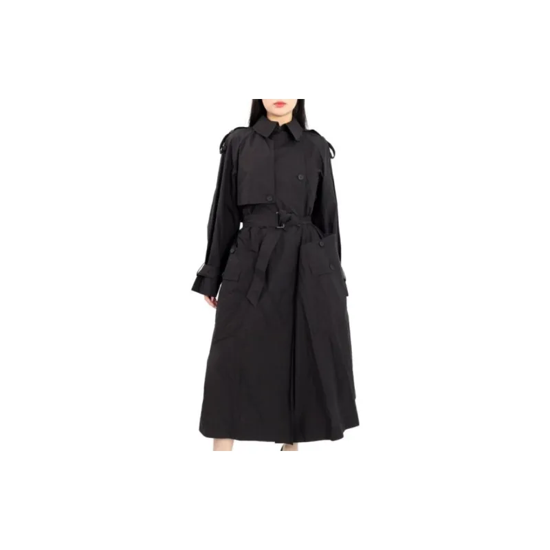 KENZO Trench Coats Women's Black-1