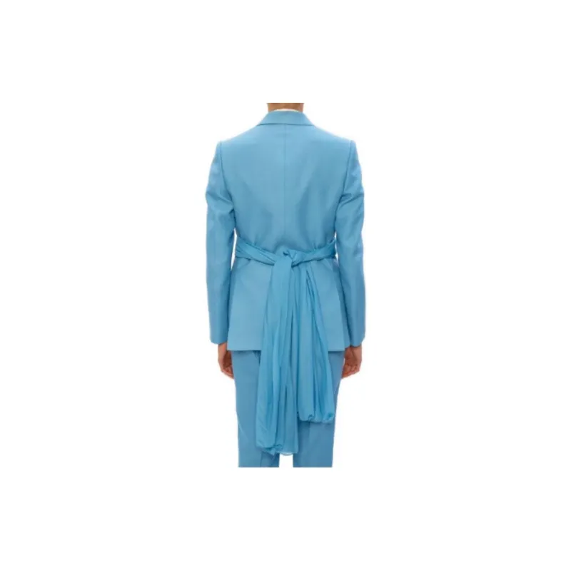 Burberry FW23 Business Suits Coats Women's Blue-3