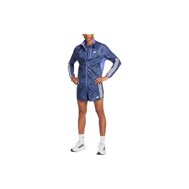 Adidas AEROREADY OWN THE RUN EXCITE Sports Shorts Men's Blue-1
