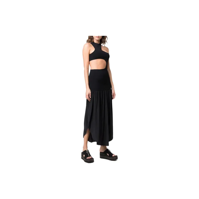 Stella McCartney Cut Out Asymmetric Midi Dress-1