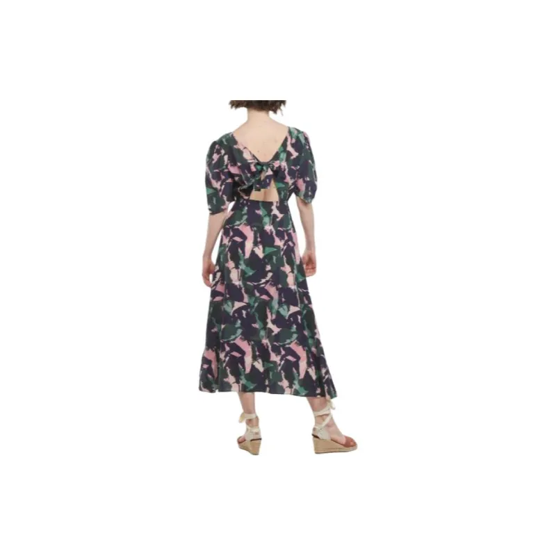 HUGO BOSS Short Sleeved Dress Women's Multicolor-3