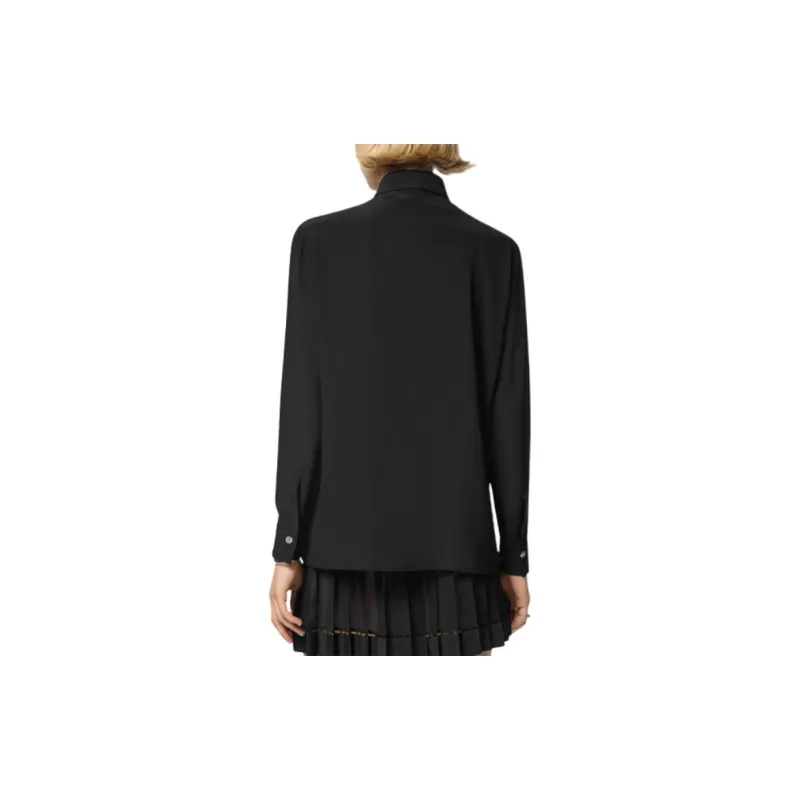 VERSACE Ruffled Long Sleeved Shirt-2