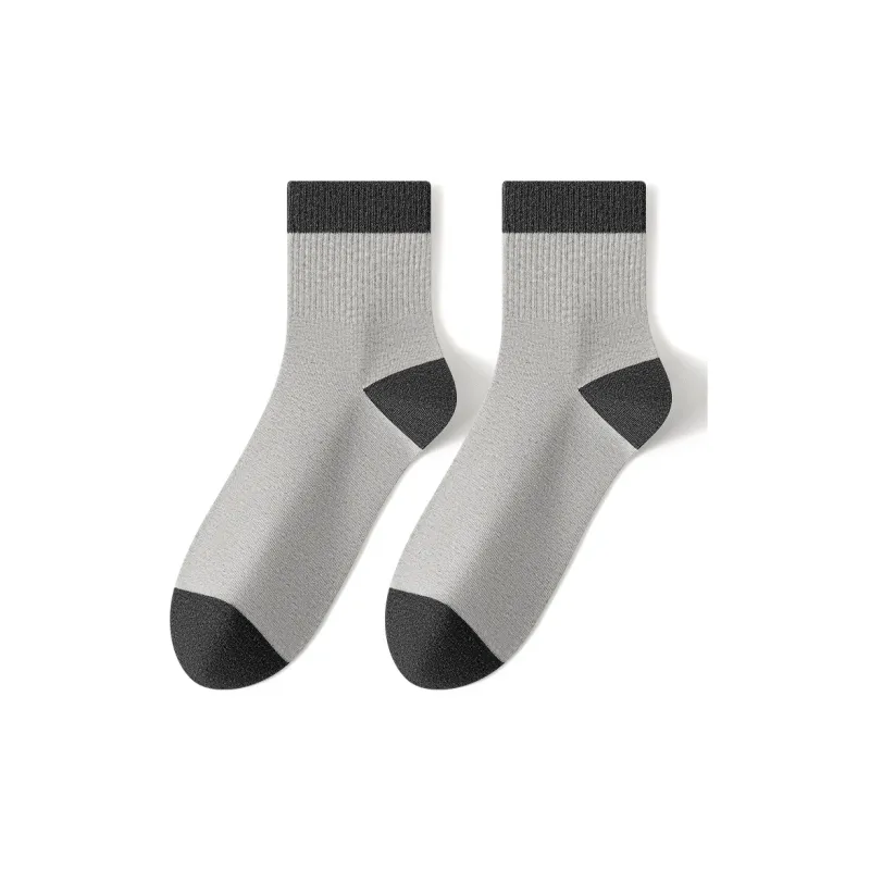 FAIRWHALE Mid Calf Socks Unisex 5 Pack-14