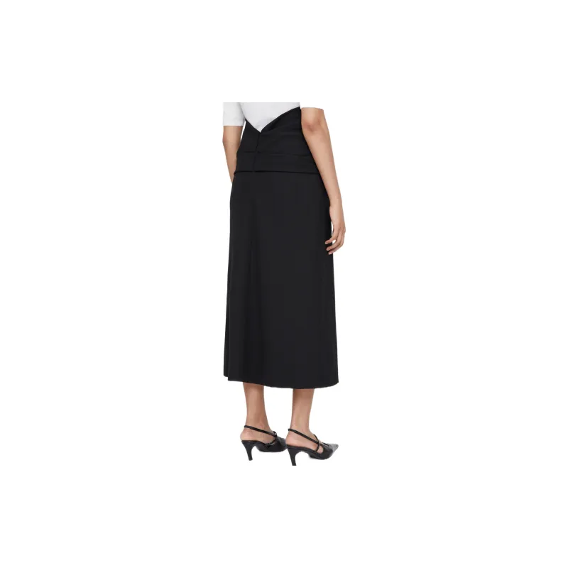 TOTEME Casual Long Skirts Women's Black-3