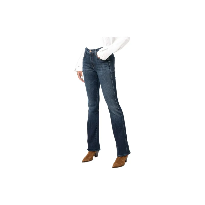 MOTHER Double Insider Sneak Bootcut Jeans-3