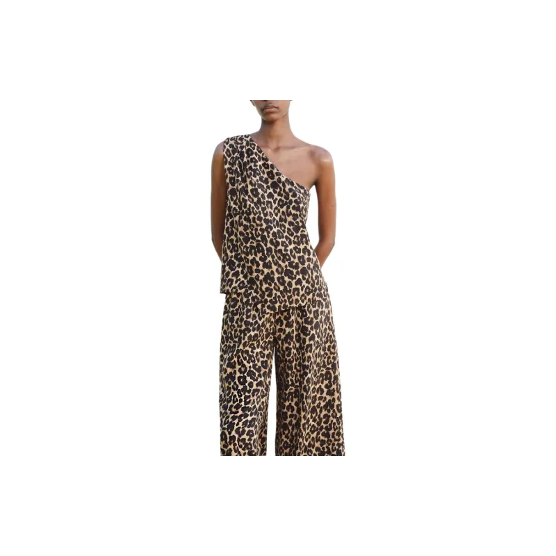 ZARA T-Shirt Women's Leopard Print-1