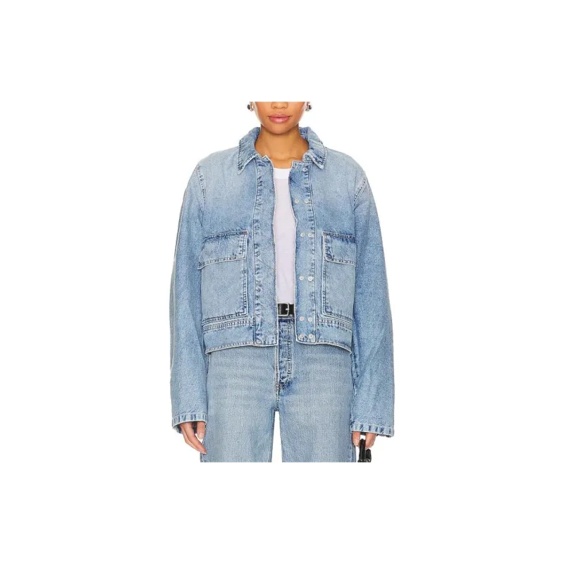 FREE PEOPLE Jackets Coats Women's Blue-1