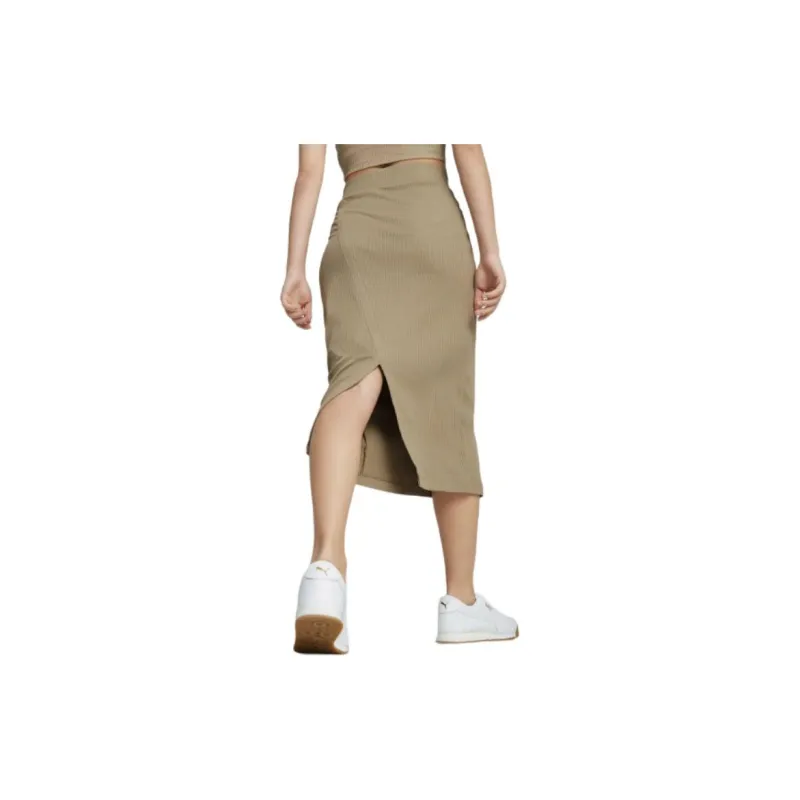 PUMA Falda Midi En Rib Classics-4