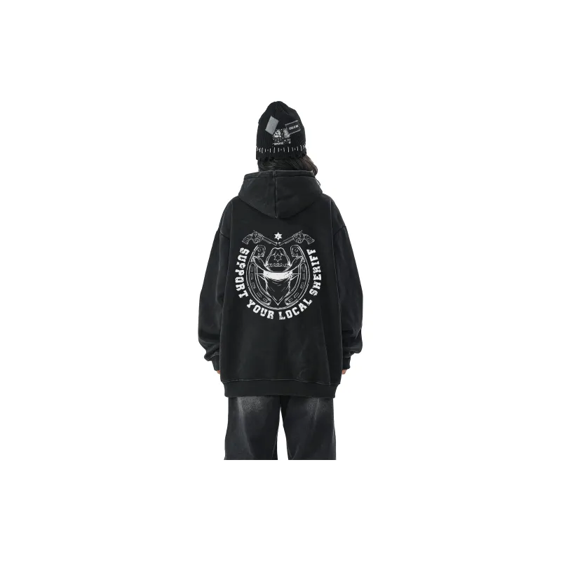 FAKE VINTAGE Sweatshirt Unisex Black-2