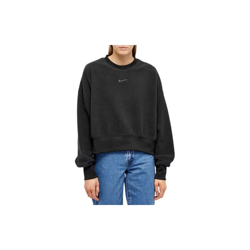 Nike Sportswear Plush Women's Oversized Crew Neck Mod Crop Sweatshirt-4