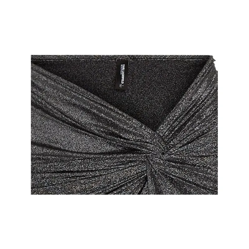 KARL LAGERFELD / Karl Lagerfeld Jeans Signature Glitter embellished Sarong-3