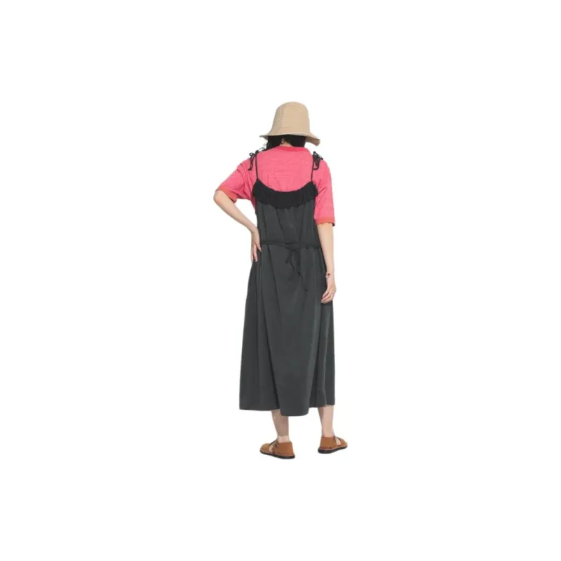 Beams Slip Dresses Women's Dark Gray-4