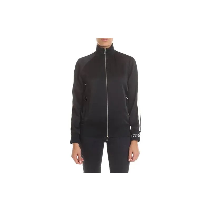 Moncler Sweat Jacket 'Black/White'-1