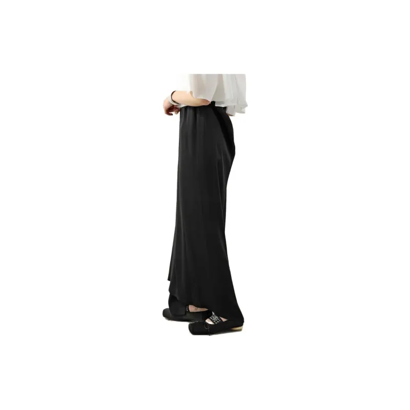 MM6 Maison Margiela Casual Long Skirts Women's Black-1