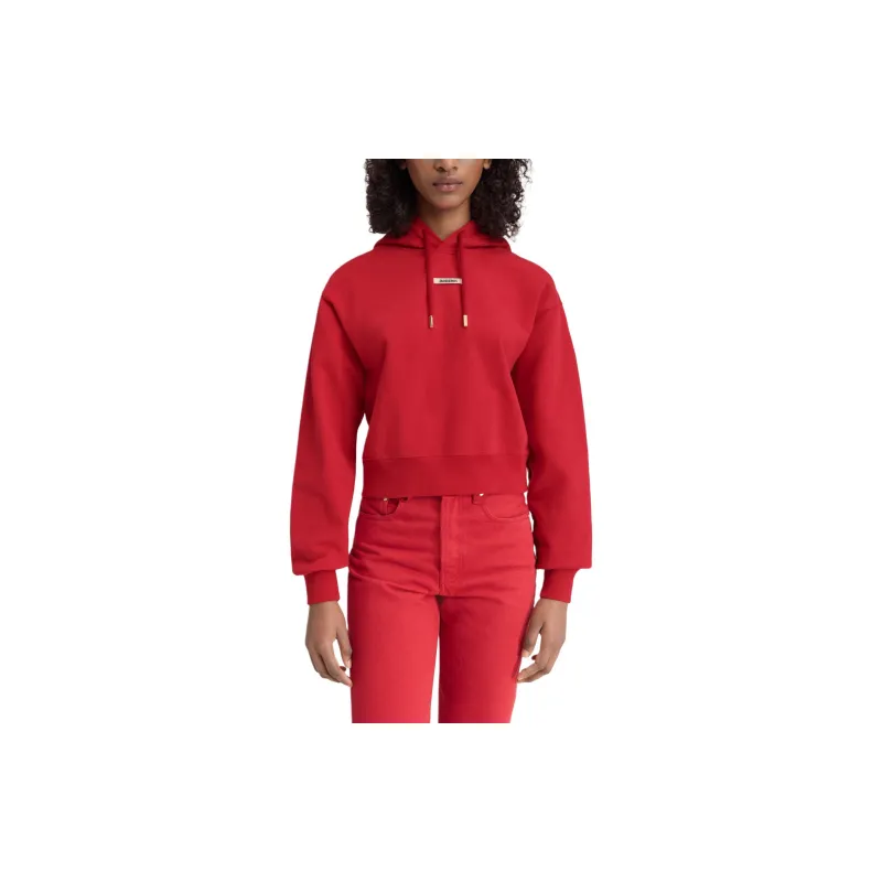 Jacquemus Logo Patch Drawstring Hoodie-1