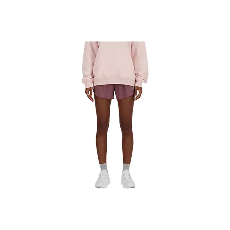 New Balance SS24 Casual Shorts Women's Rose Red-1