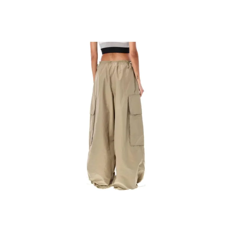 PALM ANGELS Drawstring Hem Wide Leg Trousers-2