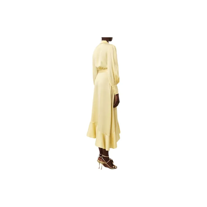 Zimmermann SS24 Long Sleeved Dresses Women's Butter-2