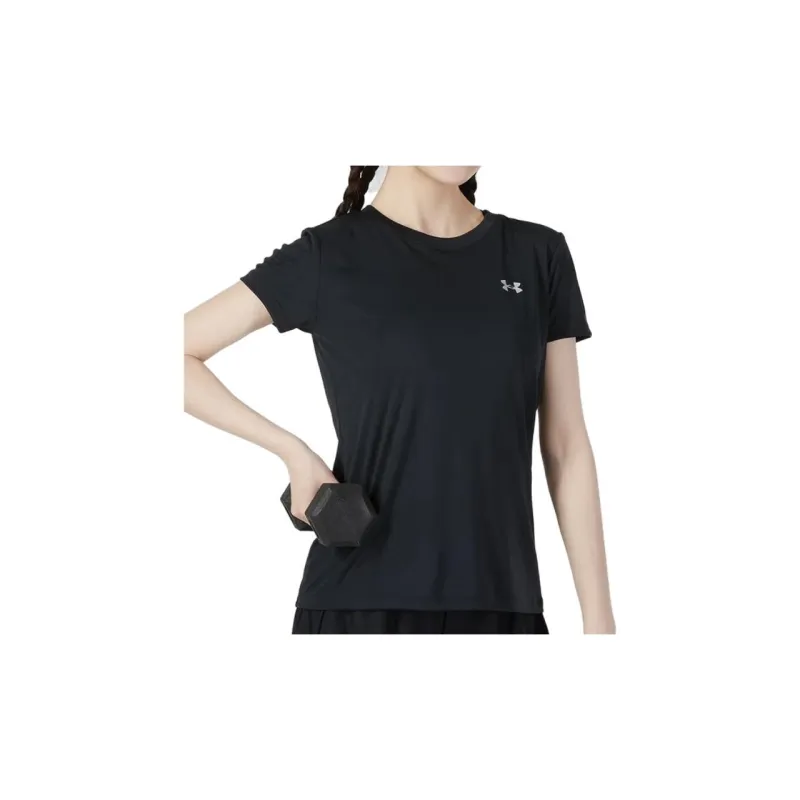 Under Armour Set in Sleeve T Shirt Women's Black-5