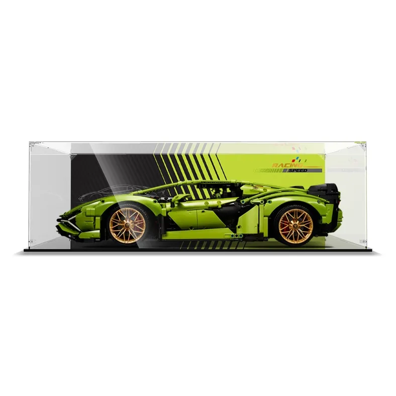 LIGHT YOUR BRICKS Compatibility Building Block Porsche 911 Storage Box Model Accessories-12