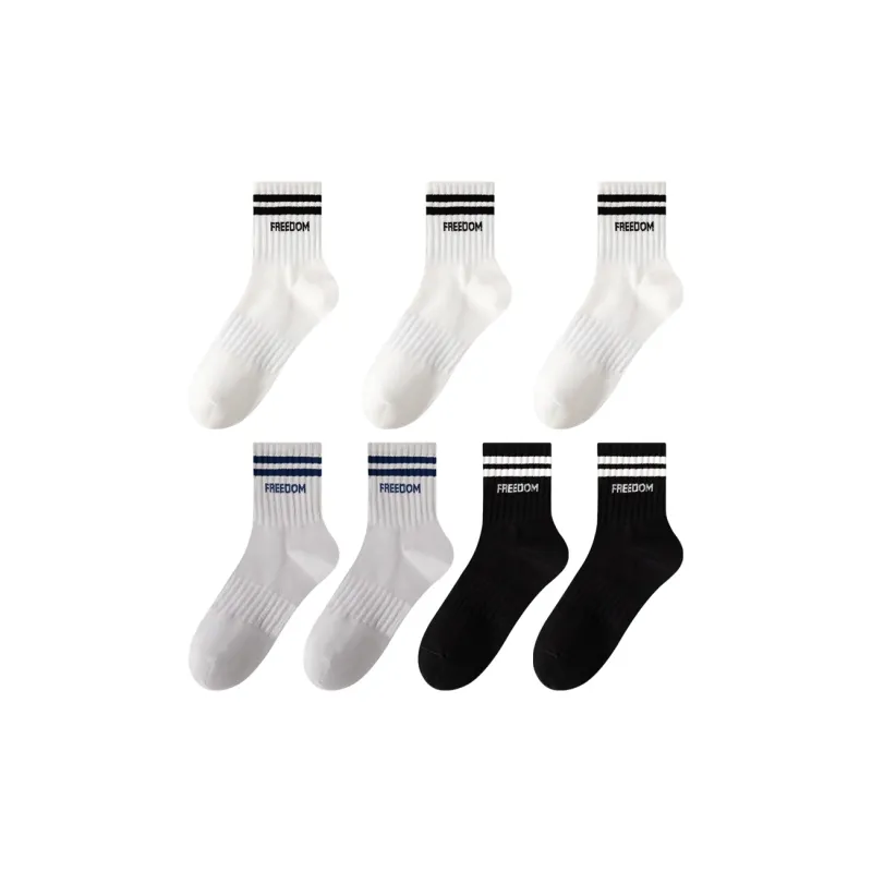 MIIOW Trend Party Series Mid Calf Socks Unisex 7 Pack-6