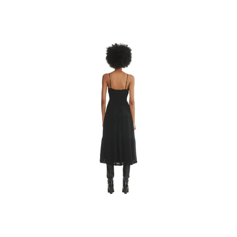 ARITZIA Wilfred Tuberose Dress Slip Dresses Women's BLACK/Black-3