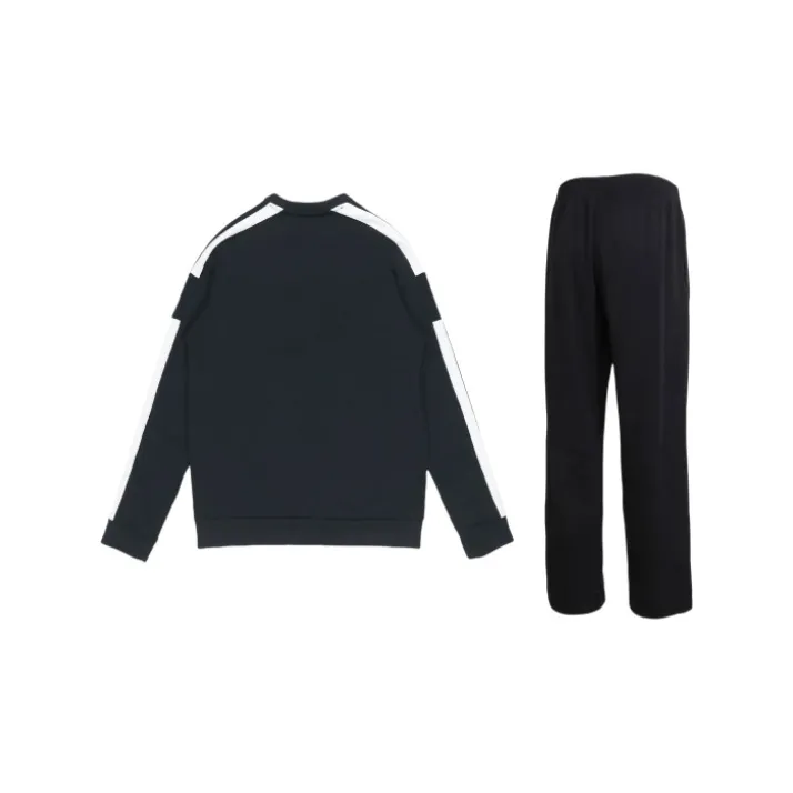 Adidas Sweatshirt Set Unisex Black-1
