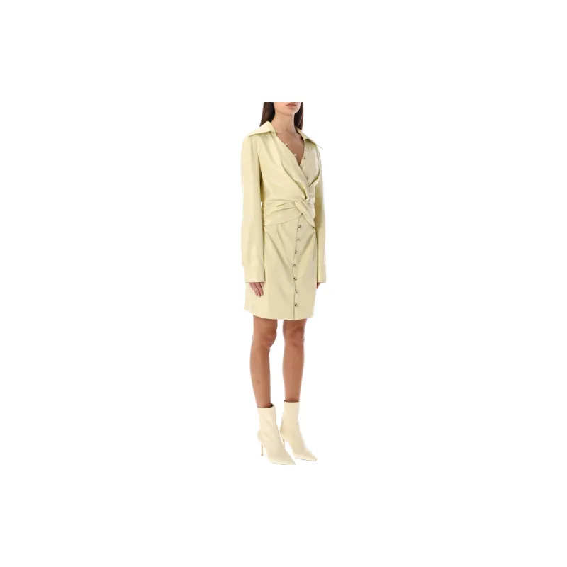 NANUSHKA Long-Sleeved Dresses Women's Yellow-3