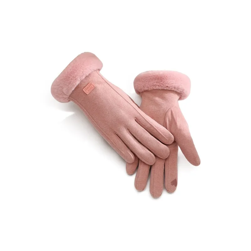 NANJIREN Thickened Warm Gloves Women's-3