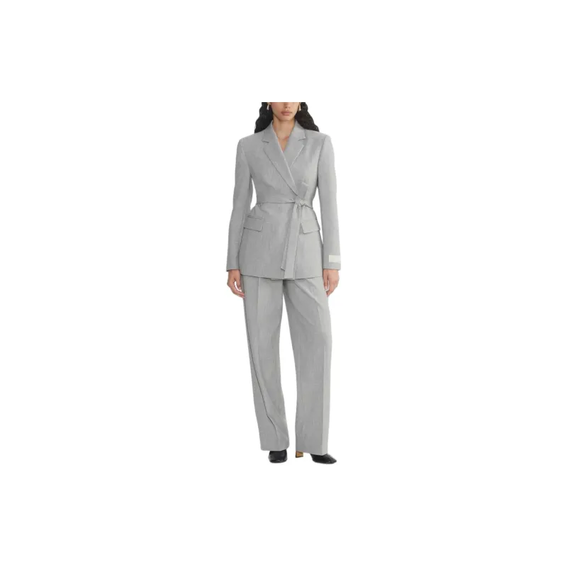 ARITZIA Babaton Innovate Blazer Business Suit Women's Heather Chrome Gray-2