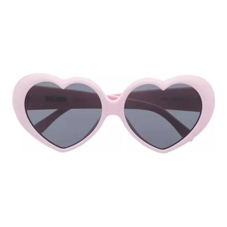 MOSCHINO Heart shaped Frame Sunglasses-1