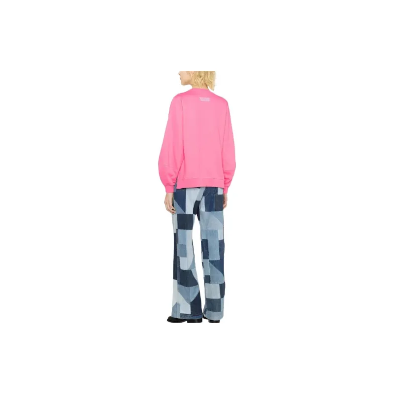 GANNI Puff sleeve Organic Cotton Sweatshirt-2