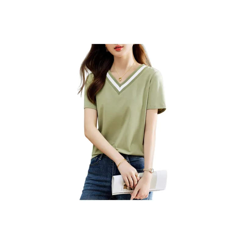 XWI T Shirts Women's Green-1