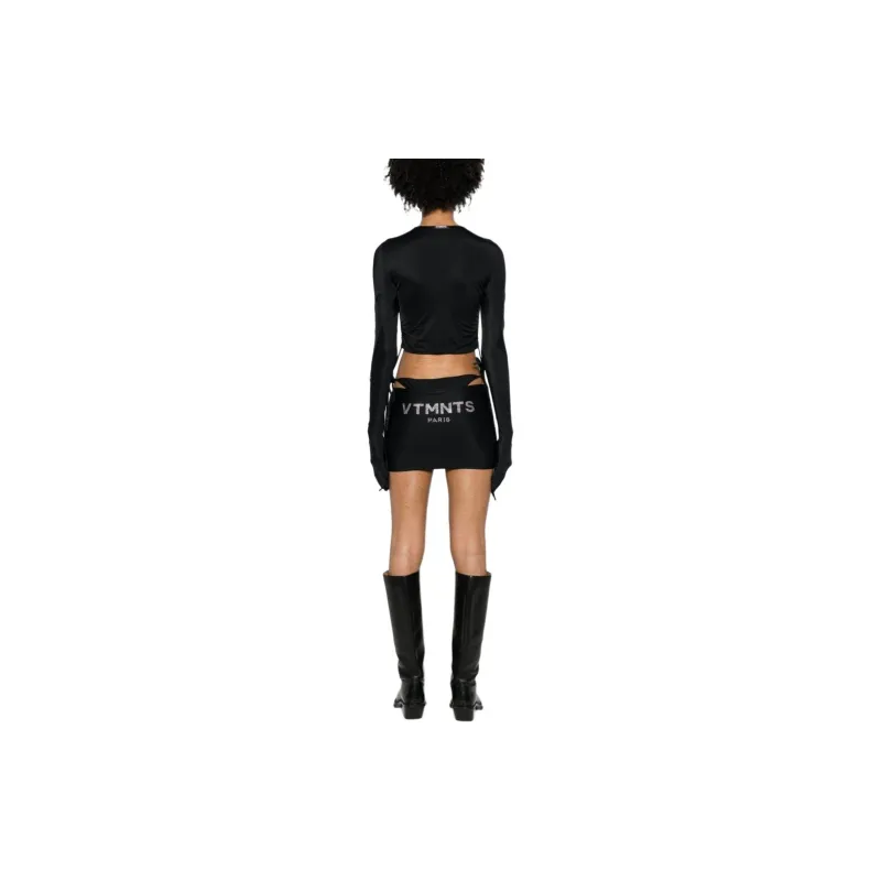 Vetements Cropped Round-Neck Top-3