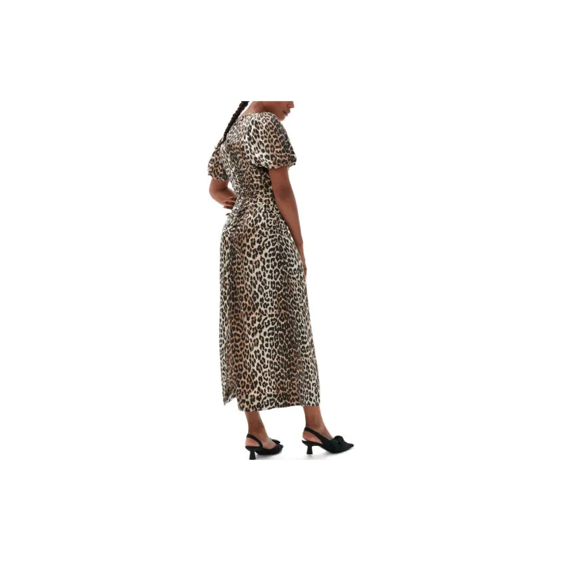 GANNI Dress With Animal Print-4