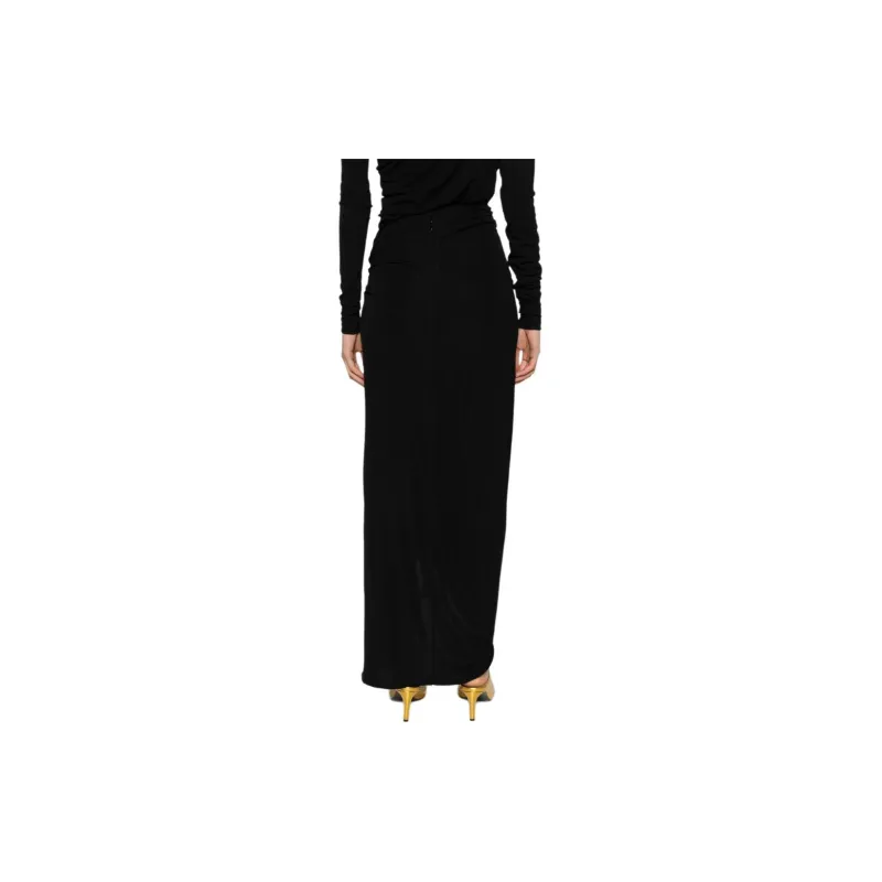 Christopher Esber Odessa Draped Midi Skirt-2