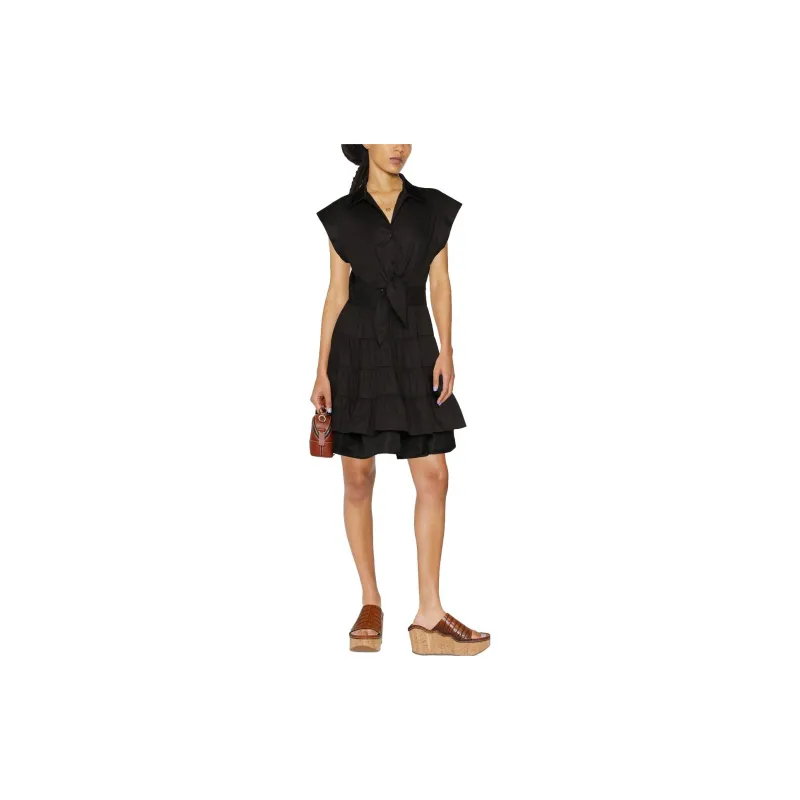 Sandro Sleeveless Dresses Women's Black-1