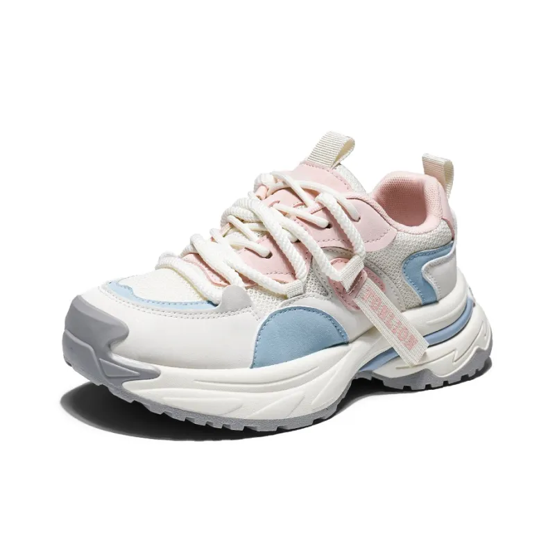 Tonlion Anti Slip And Wear Resistant Breathable Low Top Chunky Sneakers Women's-7