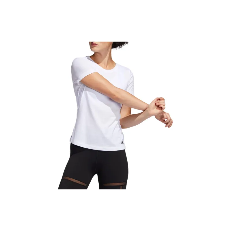 Adidas T Shirt Women's White/Black-3