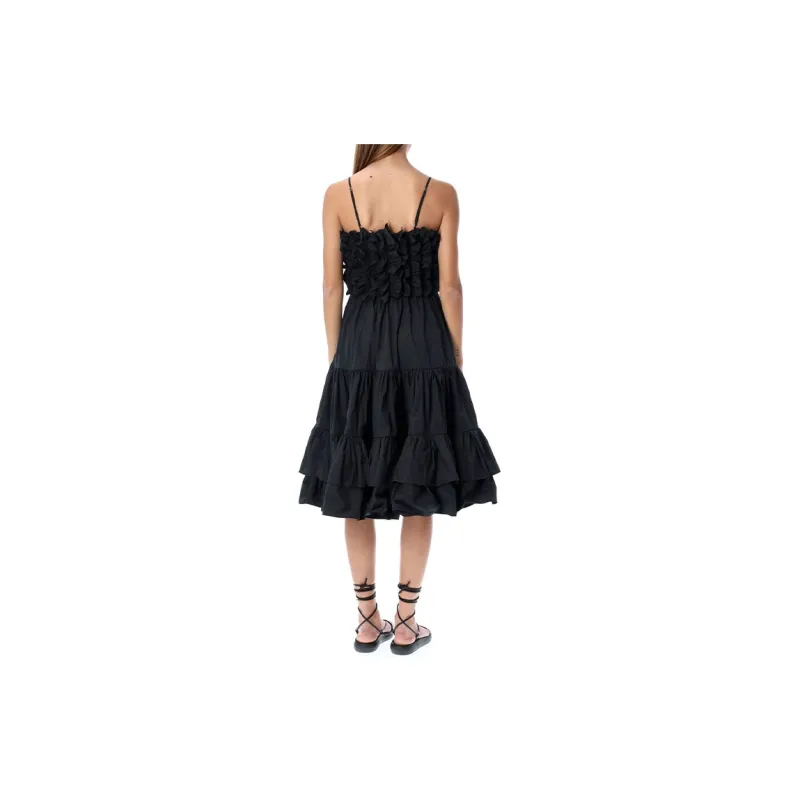MSGM Slip Dresses Women's Black-2