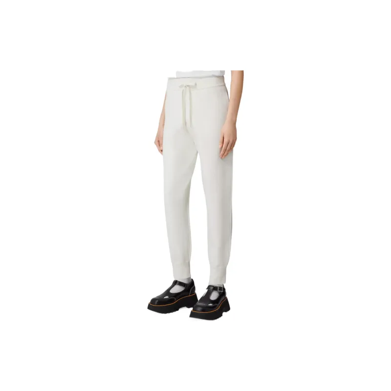 Burberry FW22 Knitted Sweatpants Women's White-3
