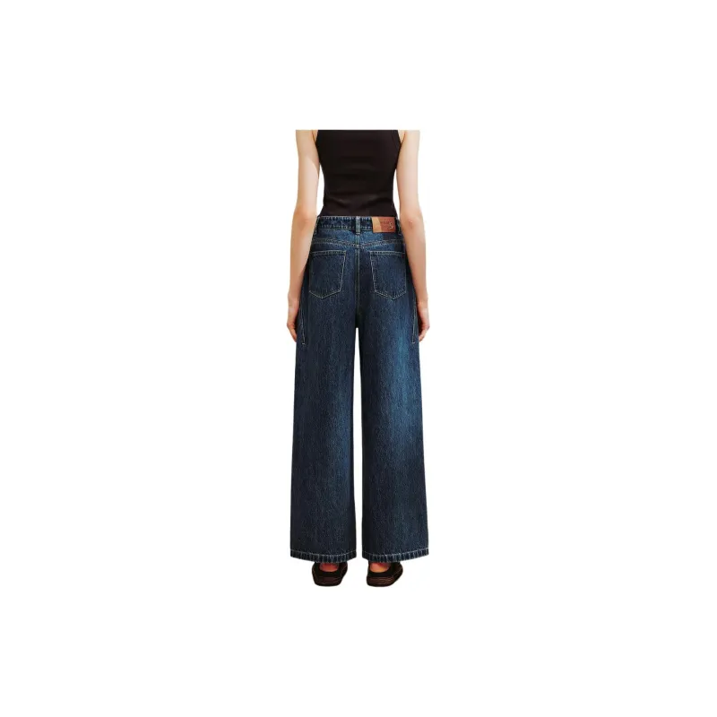 INSUN SS24 Jeans Women's Vintage Blue-2
