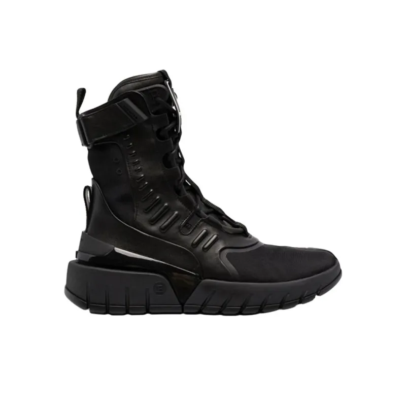 BALMAIN Cushioning Lightweight Wear-Resistant Slip-Resistant High-Top Running Shoes Men's Black-1