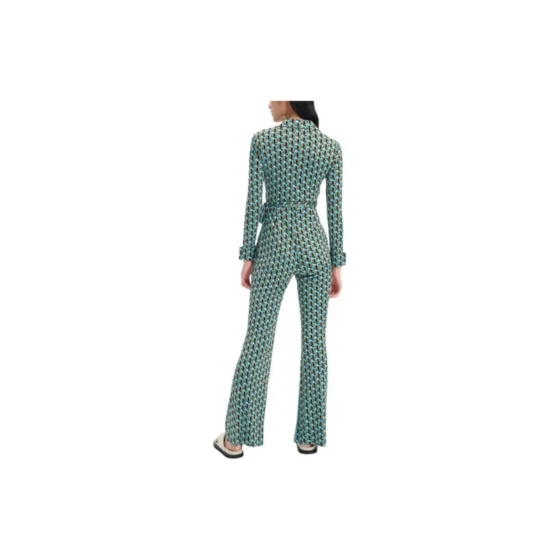 DVF Diane Von Furstenberg Jumpsuit Women's Green-3